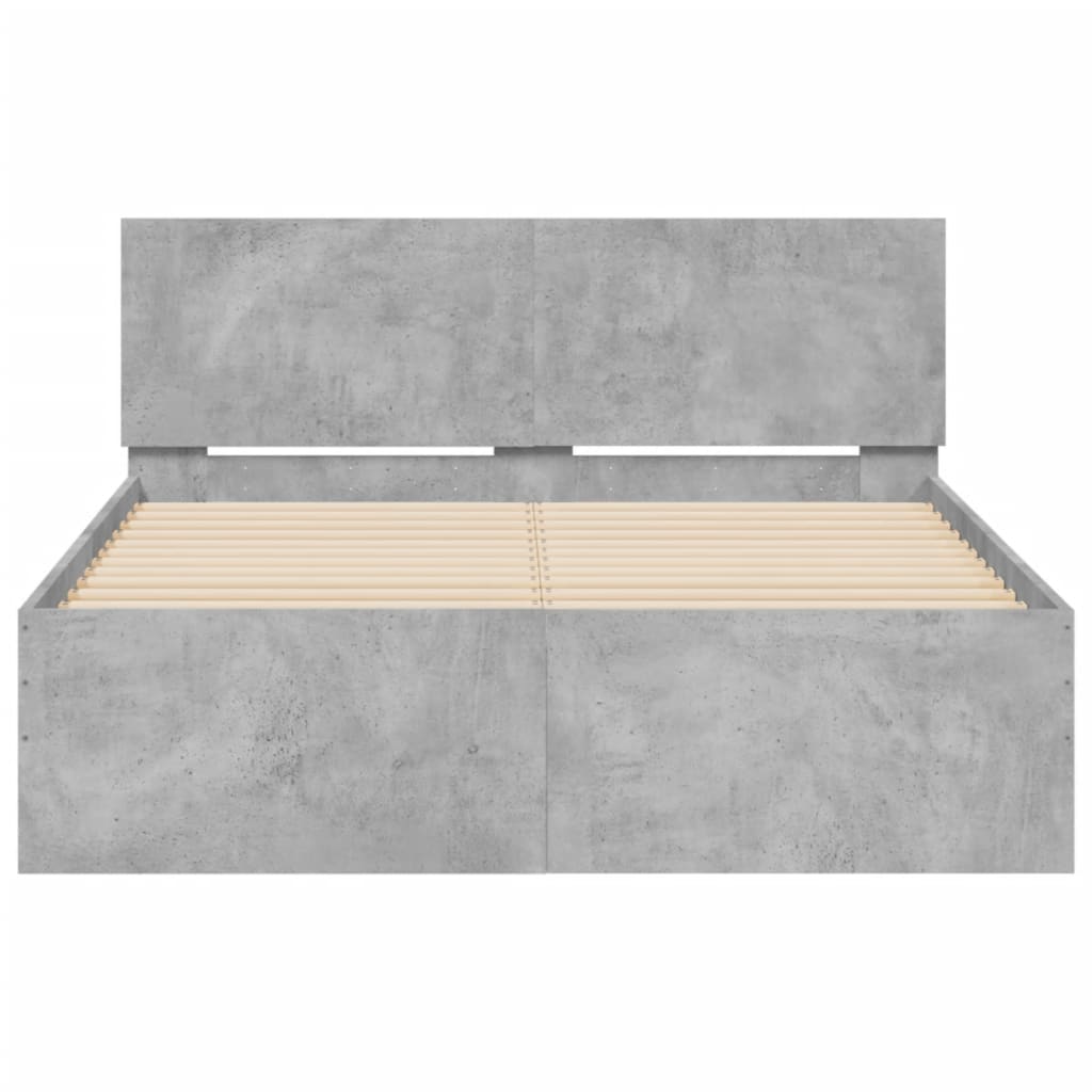 Giroletto Con Testiera Grigio Cemento 135x190 cm - Image 5