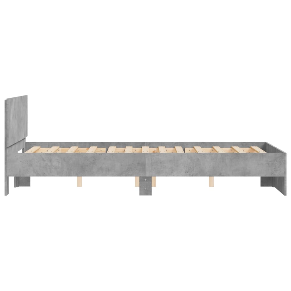 Giroletto Con Testiera Grigio Cemento 135x190 cm - Image 6