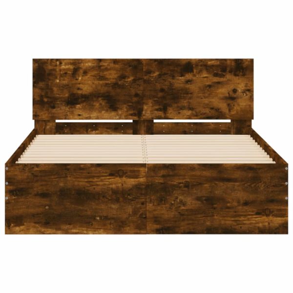 Giroletto Con Testiera Rovere Fumo 135x190 cm - Image 5