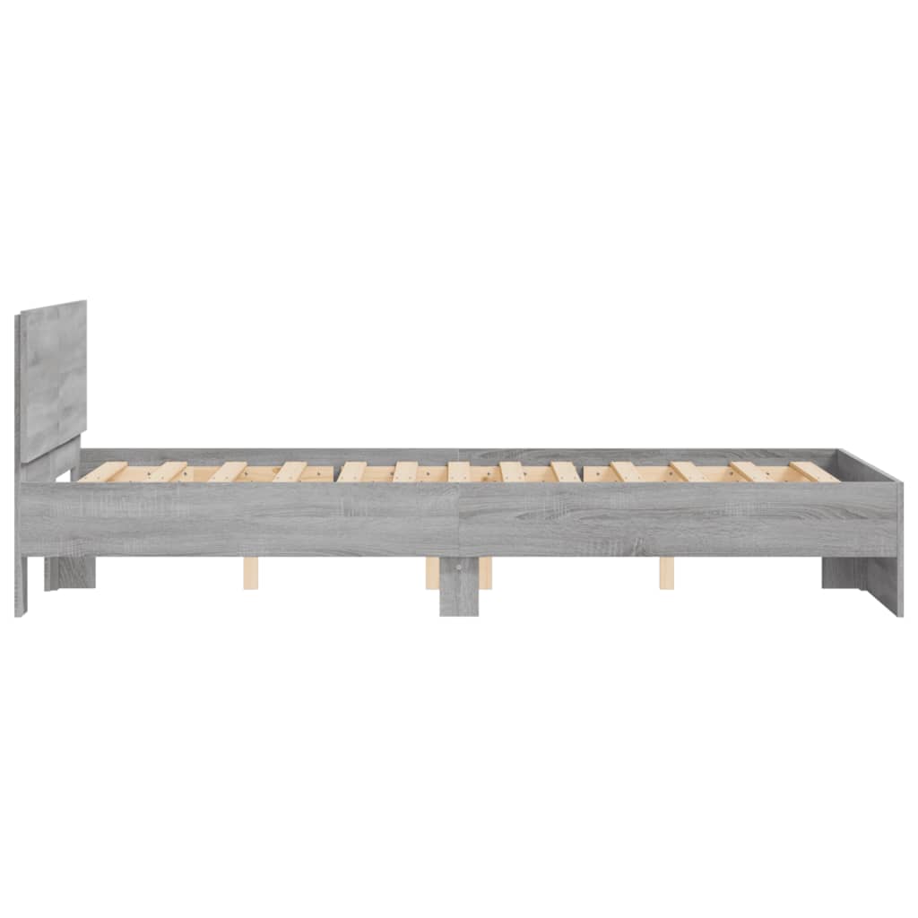 Giroletto Con Testiera Grigio Sonoma 135x190 cm - Image 6