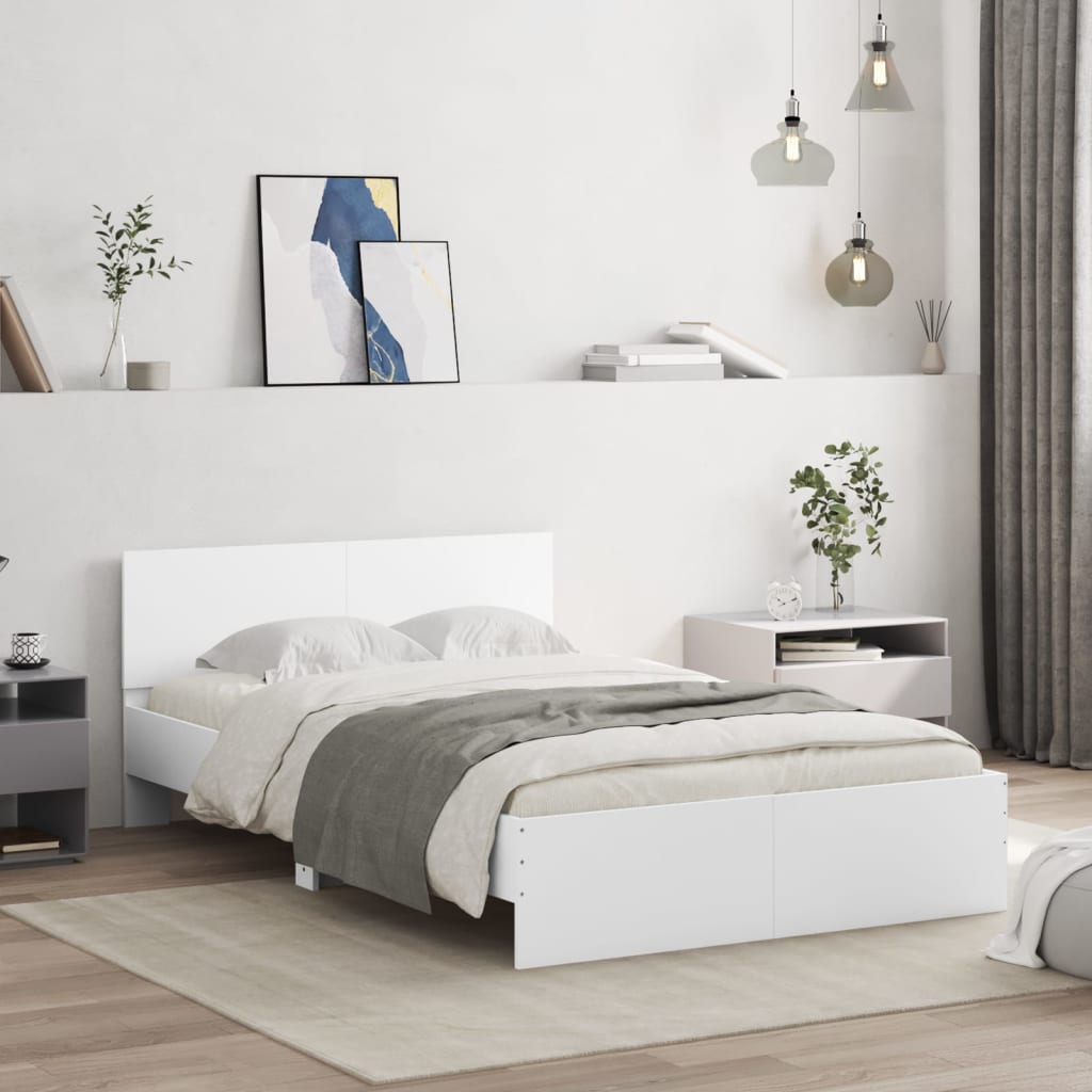 Giroletto Con Testiera Bianco 120x190 cm