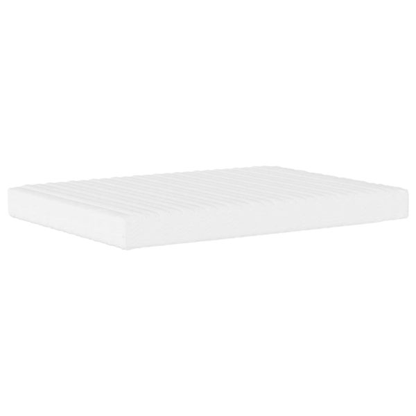 Letto Con Materasso Nero E Bianco 120x200 Cm In Similpelle - Image 5