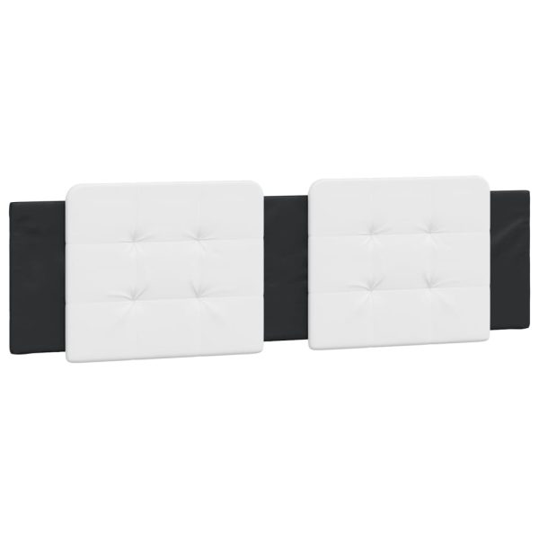 Letto Con Materasso Nero E Bianco 180x200 Cm In Similpelle - Image 5