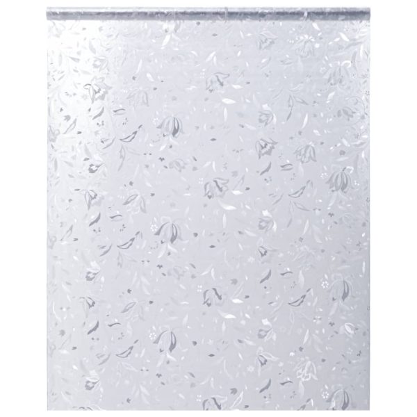 Pellicole Per Finestre Smerigliate 4pz Motivo Fiori In Pvc - Image 4