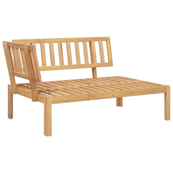Divani Angolari Pallet Da Giardino 2pz Legno Massello Di Acacia - Image 3