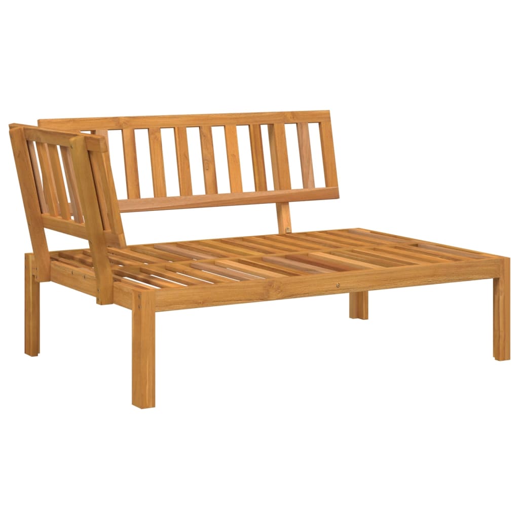 Set Divano Pallet Da Giardino 4 Pz In Legno Massello Di Acacia - Image 3