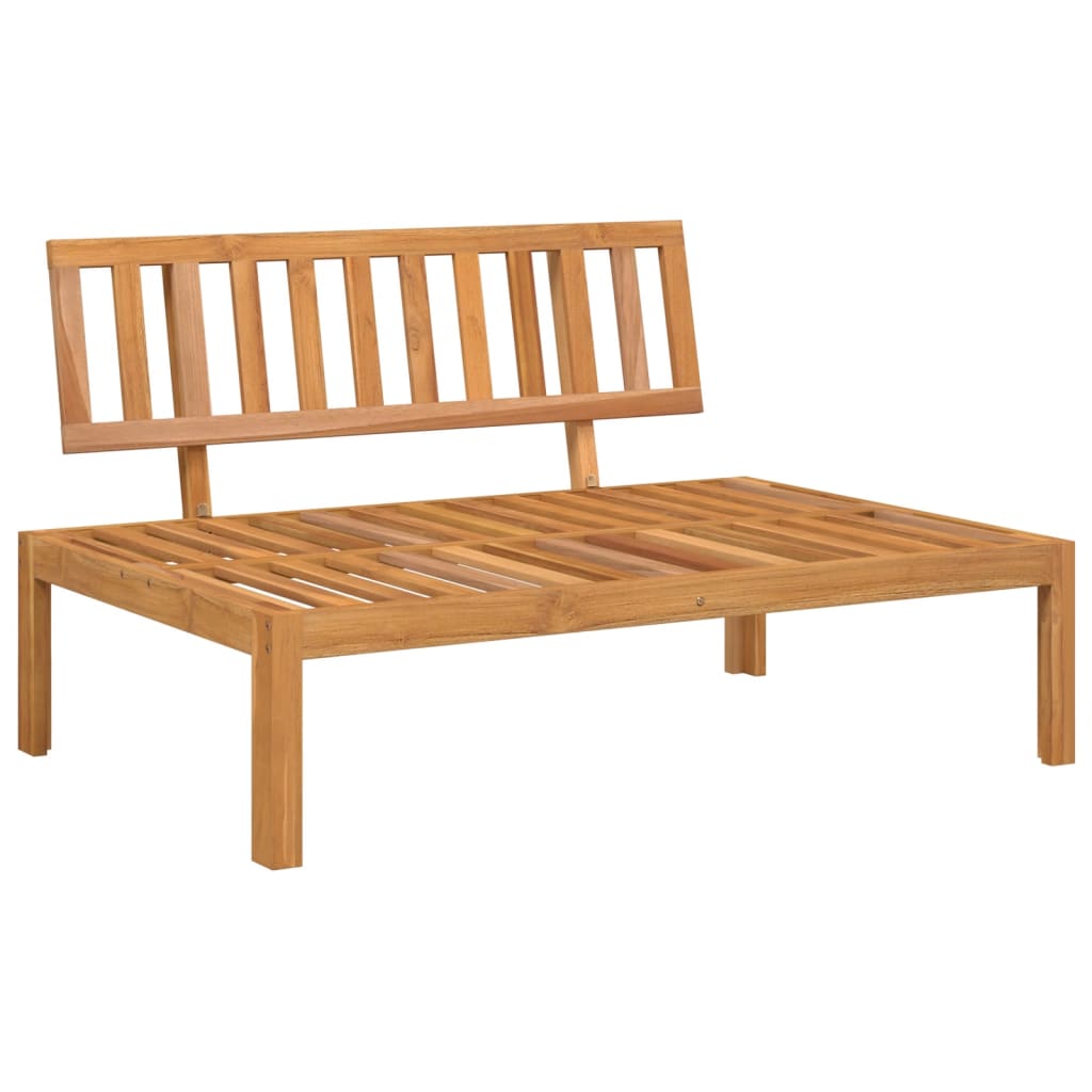 Set Divano Pallet Da Giardino 4 Pz In Legno Massello Di Acacia - Image 4