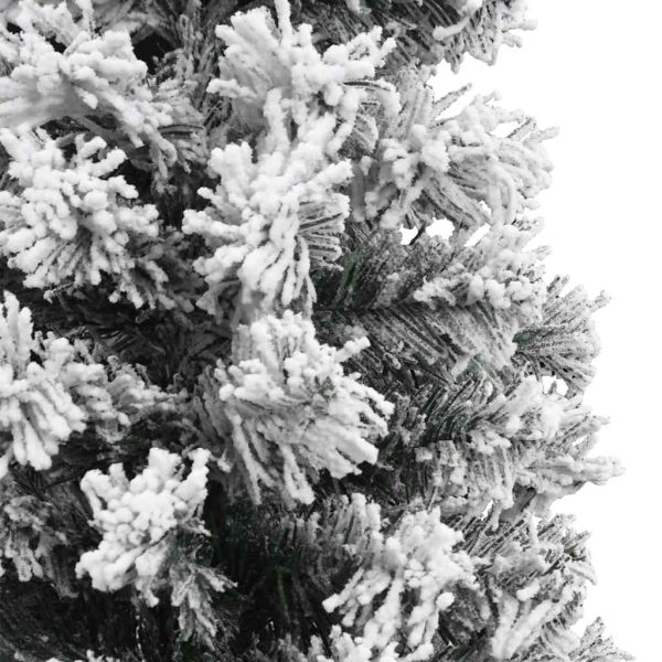 Albero Di Natale Artificiale Con Neve Fioccata Verde 240 Cm Pvc - Image 5