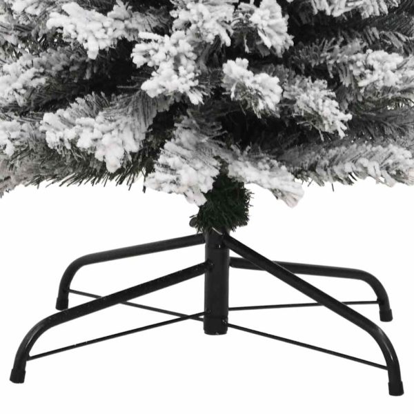 Albero Di Natale Artificiale Con Neve Fioccata Verde 240 Cm Pvc - Image 6