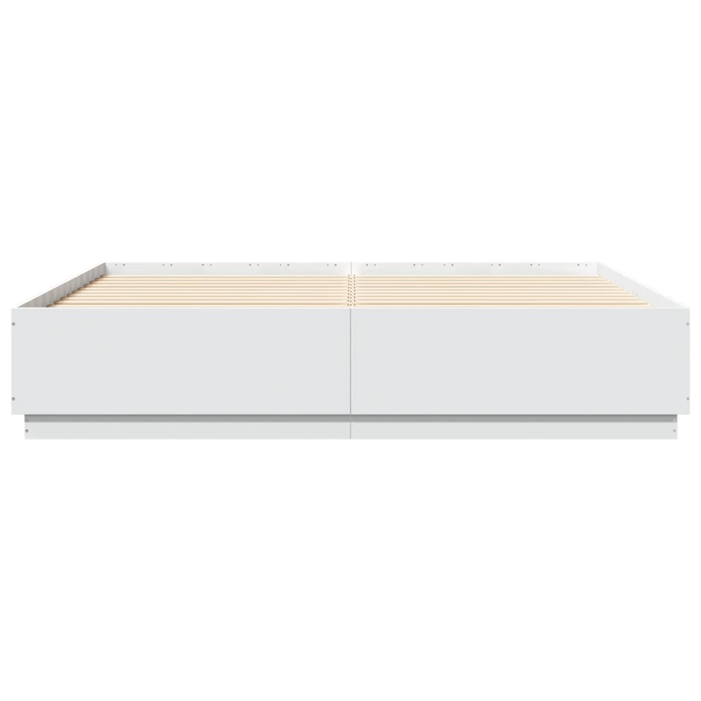 Giroletto Con Luci Led Bianco 200x200 Cm In Legno Multistrato - Image 6