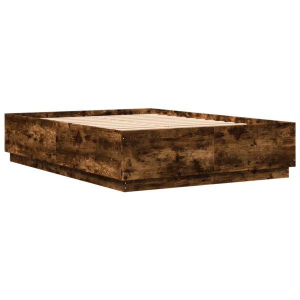 Giroletto Con Luci Led Rovere Fumo 140x200 Cm Legno Multistrato - Image 3
