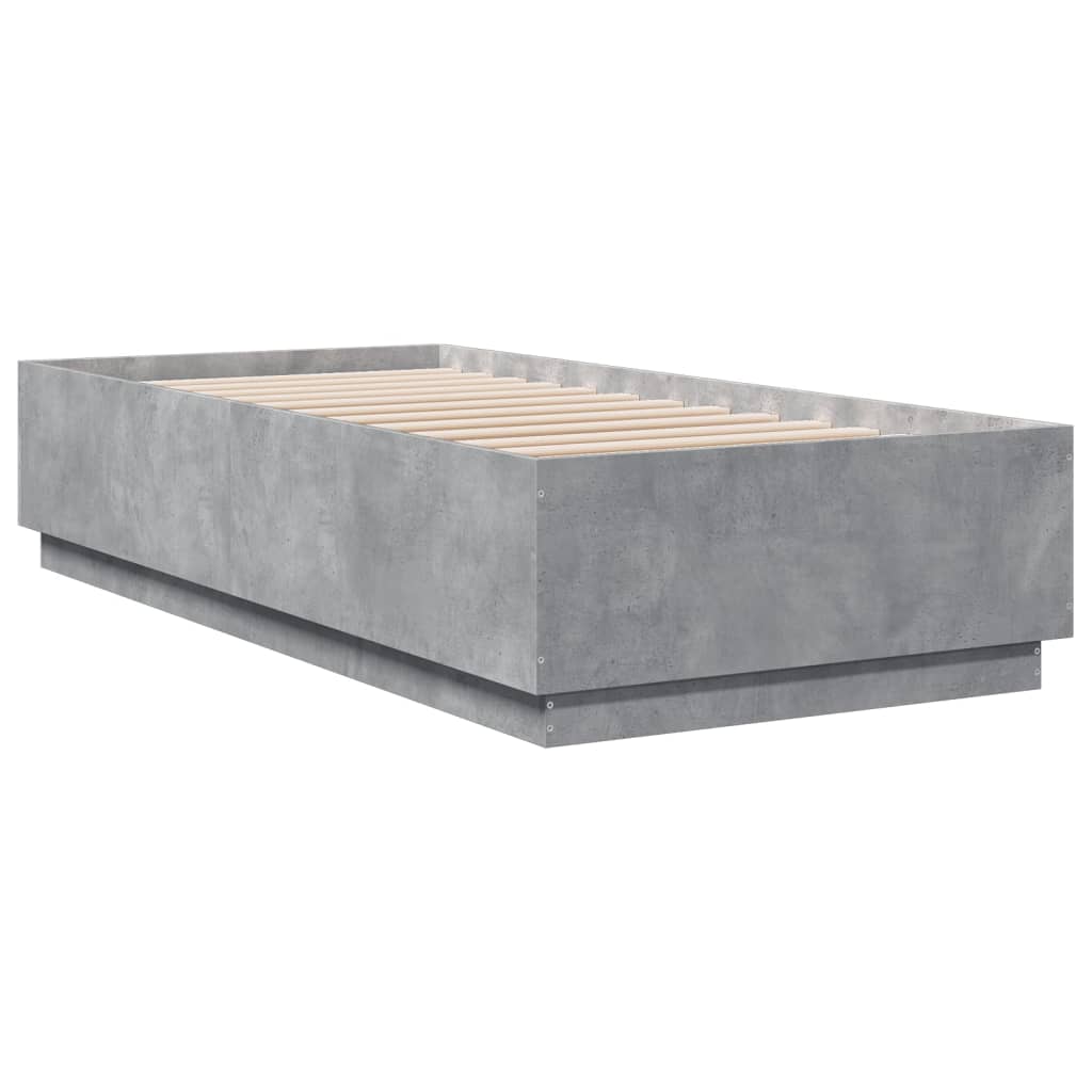 Giroletto Luci Led Grigio Cemento 100x200 Cm Legno Multistrato - Image 3