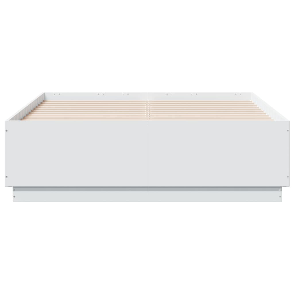 Giroletto Con Luci Led Bianco 120x190 Cm In Legno Multistrato - Image 6