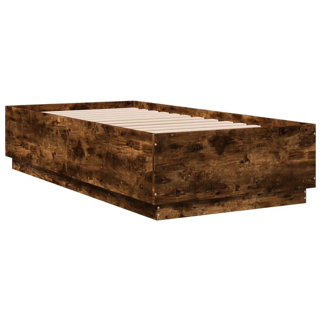 Giroletto Luci Led Rovere Fumo 90x190 Cm In Legno Multistrato - Image 3