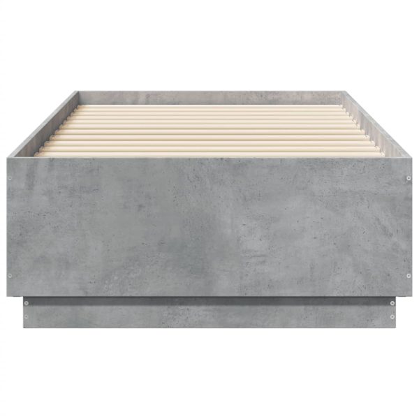 Giroletto Luci Led Grigio Cemento 75x190cm In Legno Multistrato - Image 6