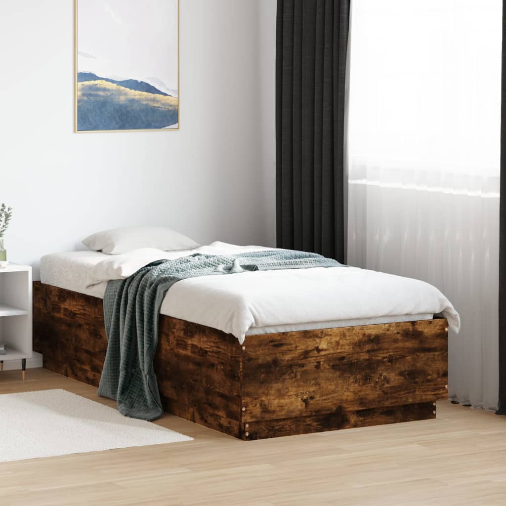 Giroletto Luci Led Rovere Fumo 75x190 Cm In Legno Multistrato
