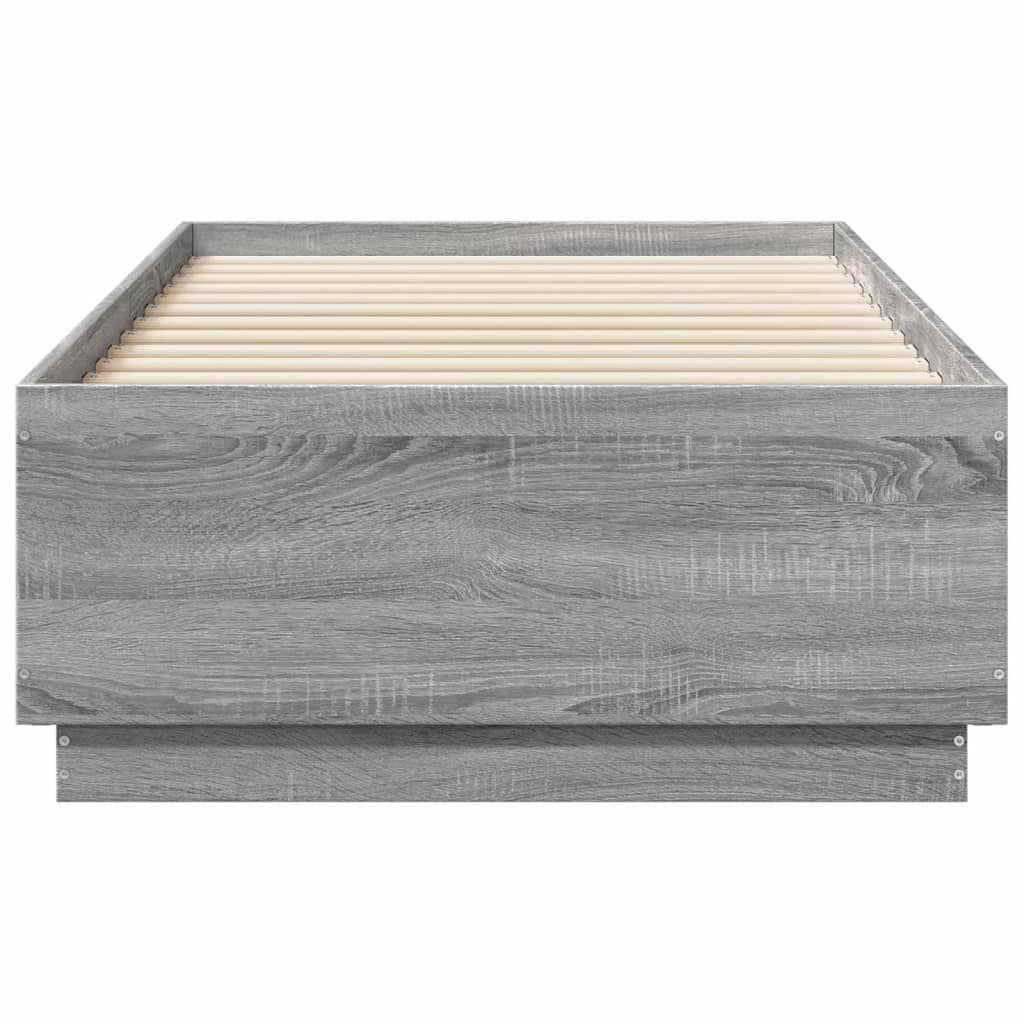Giroletto Luci Led Grigio Sonoma 75x190 Cm In Legno Multistrato - Image 6