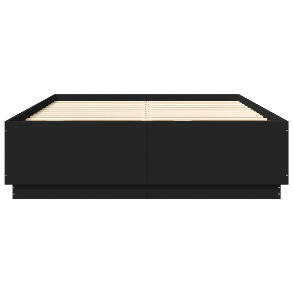 Giroletto Nero 160x200 Cm In Legno Multistrato - Image 4