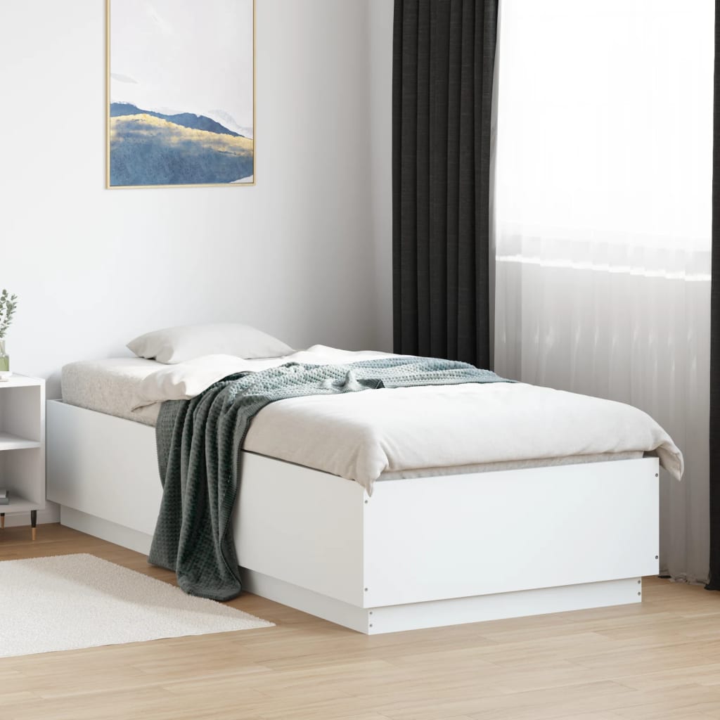 Giroletto Bianco 90x200 Cm In Legno Multistrato