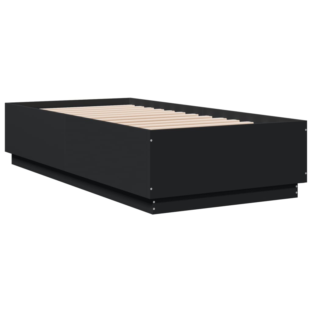 Giroletto Nero 90x190 Cm In Legno Multistrato - Image 3