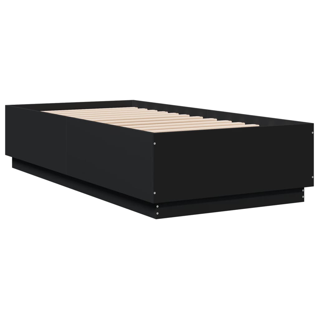 Giroletto Nero 90x190 Cm In Legno Multistrato - Image 6