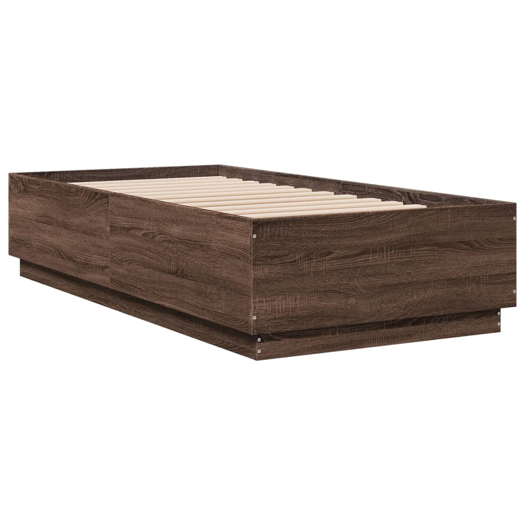 Giroletto Rovere Marrone 90x190 Cm In Legno Multistrato - Image 6