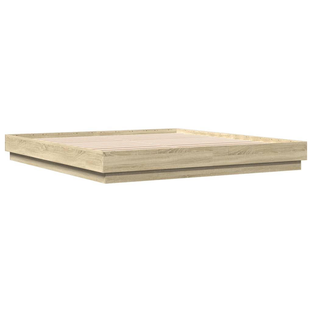 Giroletto Con Luci Led Rovere Sonoma 200x200 cm - Image 3