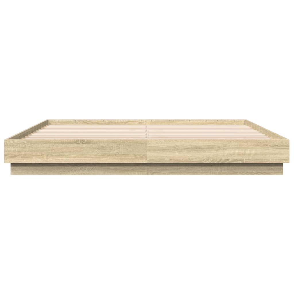 Giroletto Con Luci Led Rovere Sonoma 200x200 cm - Image 6