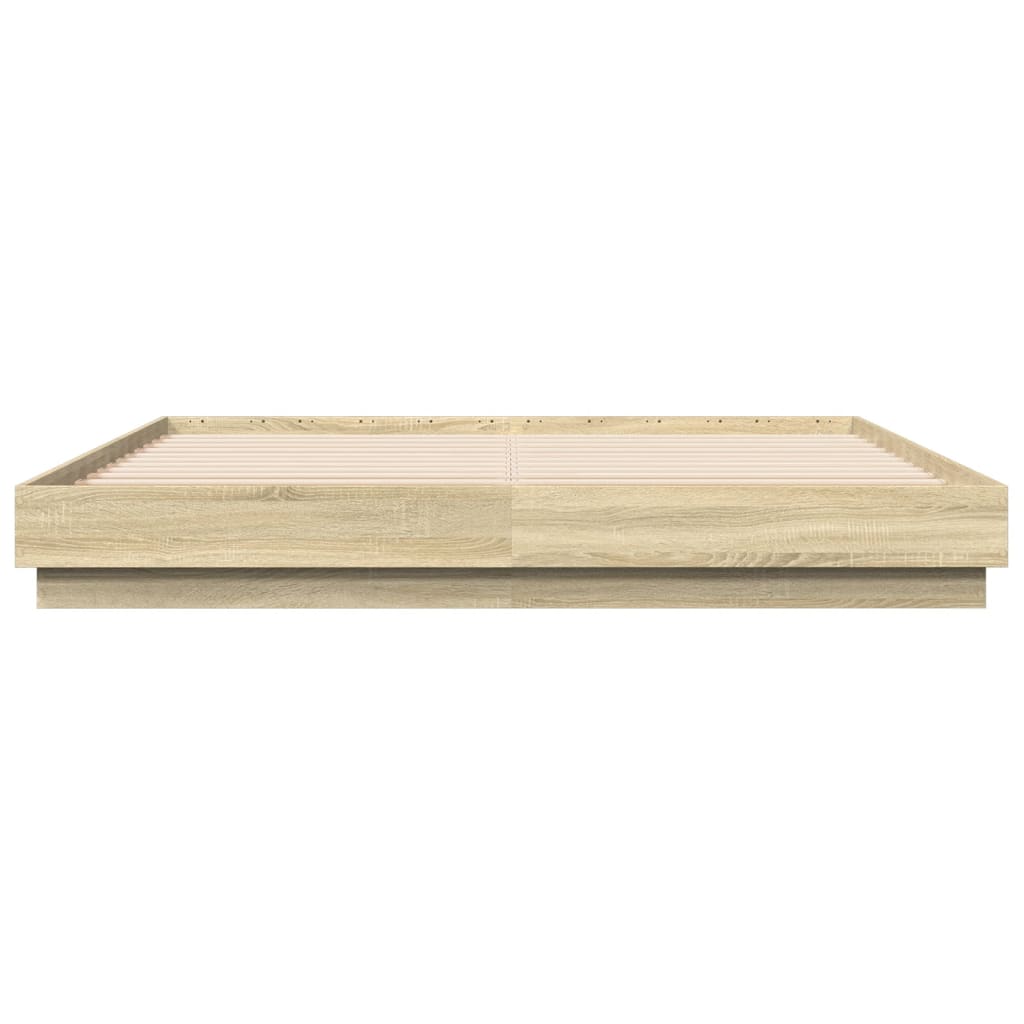 Giroletto Con Luci Led Rovere Sonoma 180x200 cm - Image 6