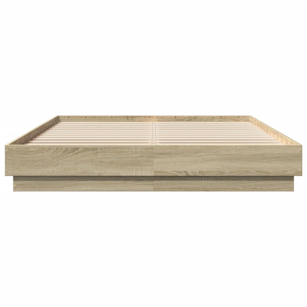 Giroletto Con Luci Led Rovere Sonoma 150x200 cm - Image 6