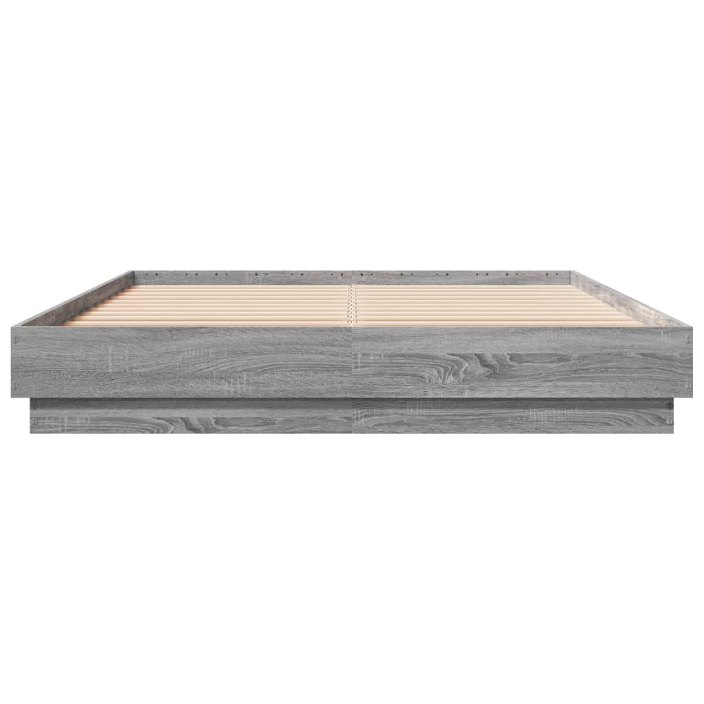 Giroletto Con Luci Led Grigio Sonoma 120x200 cm - Image 6
