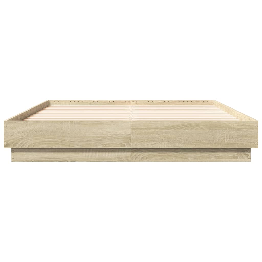 Giroletto Con Luci Led Rovere Sonoma 135x190 cm - Image 6
