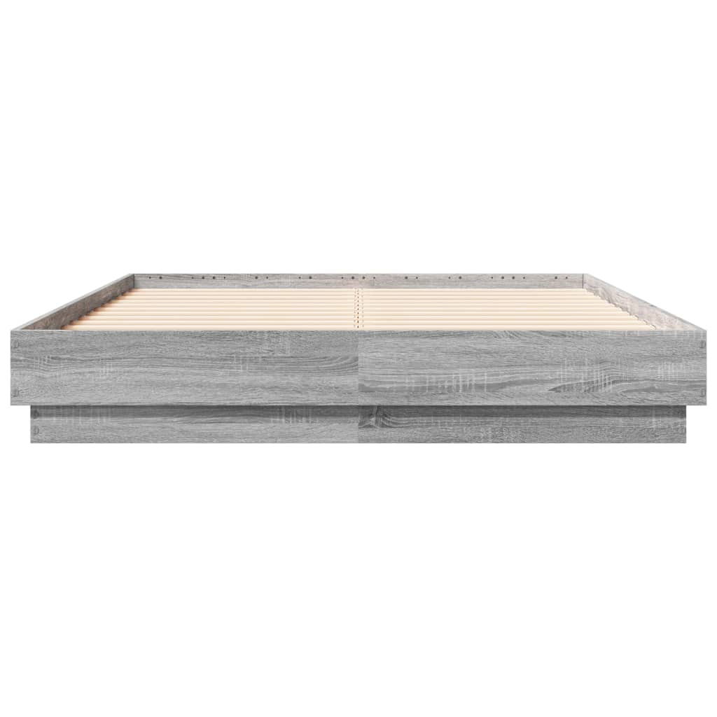 Giroletto Con Luci Led Grigio Sonoma 120x190 cm - Image 6