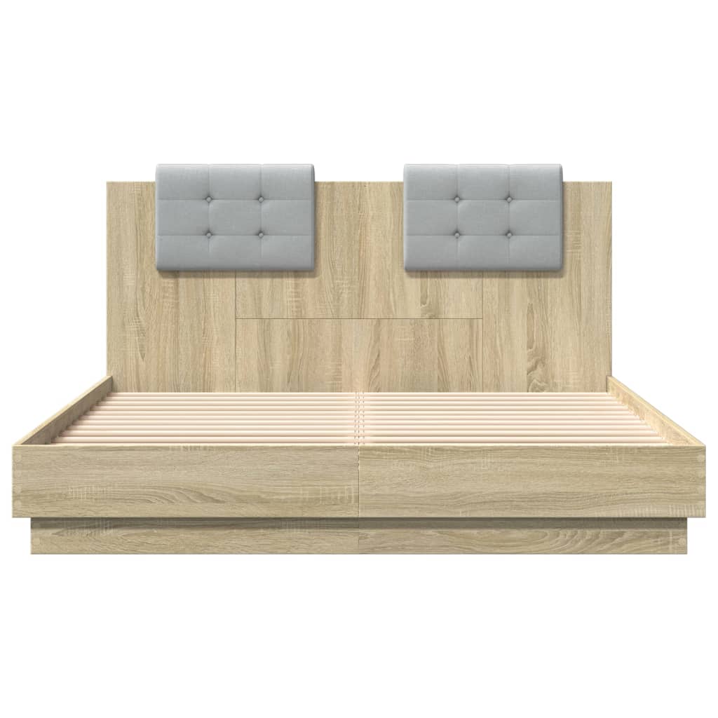 Giroletto Testiera Rovere Sonoma 140x200 Cm Legno Multistrato - Image 4