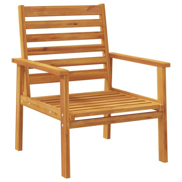 Set Salotto Da Giardino 5 Pz In Legno Massello Di Acacia - Image 5