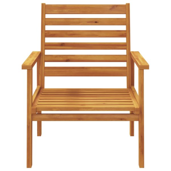 Set Salotto Da Giardino 5 Pz In Legno Massello Di Acacia - Image 6