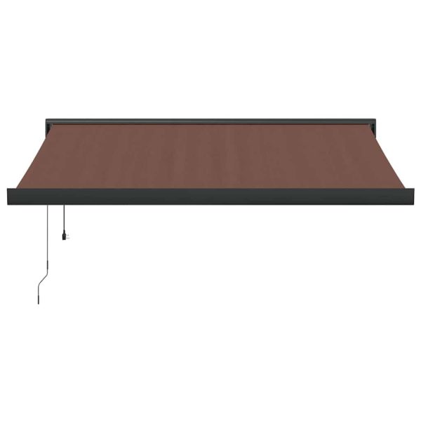 Tenda Da Sole Retrattile Automatica Marrone 300x250 cm - Image 3