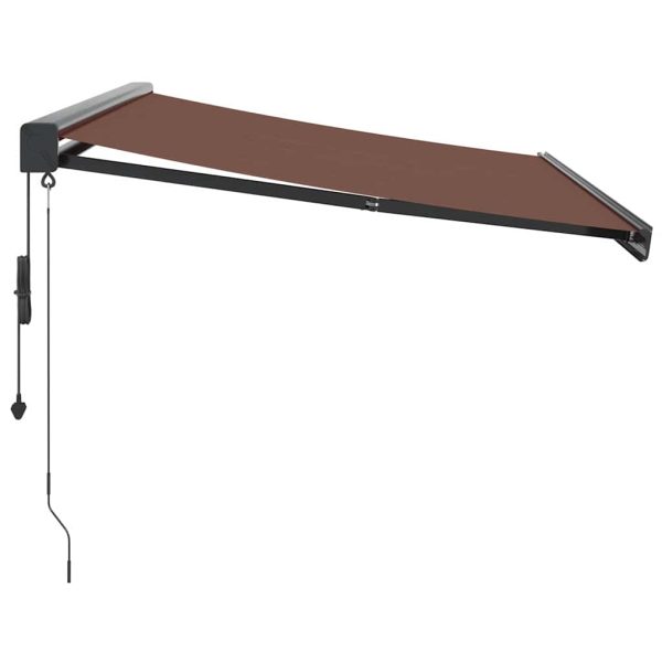 Tenda Da Sole Retrattile Automatica Marrone 300x250 cm - Image 4
