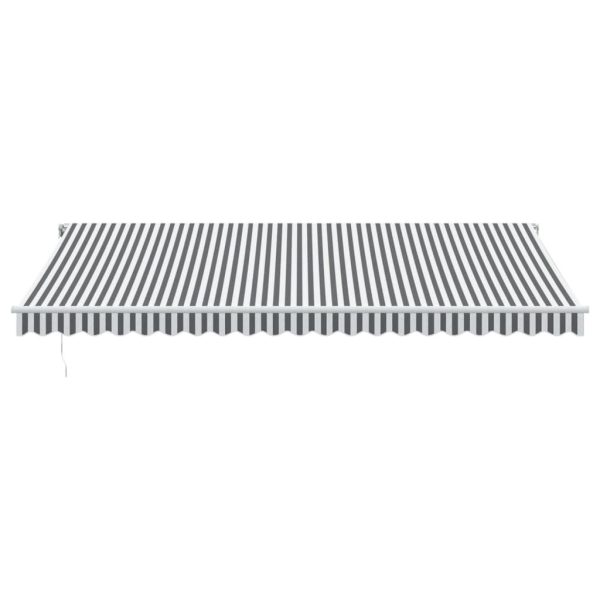 Tenda Retrattile Automatica Led Antracite E Bianco 500x300 cm - Image 4