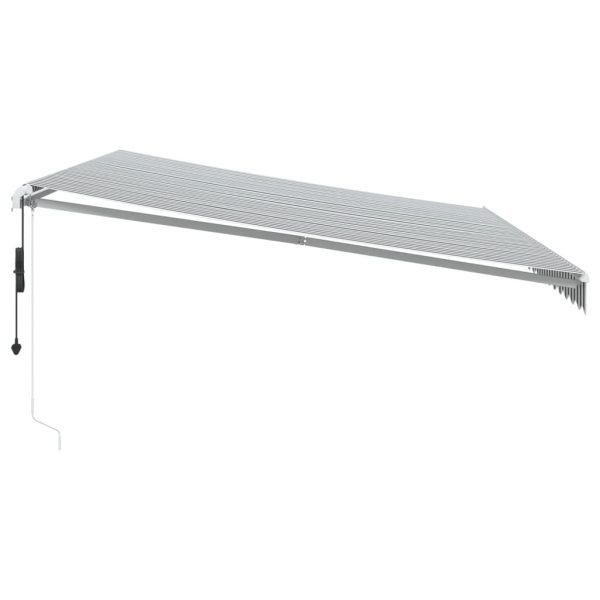 Tenda Retrattile Automatica Led Antracite E Bianco 500x300 cm - Image 5