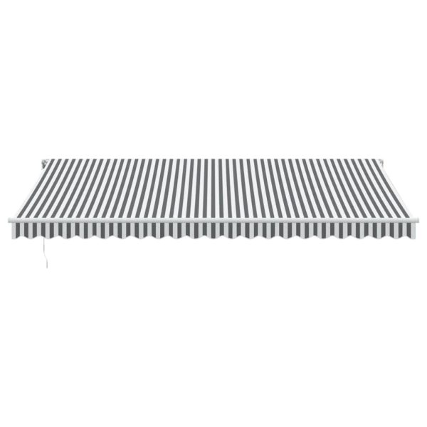 Tenda Retrattile Automatica Led Antracite E Bianco 500x350 cm - Image 4