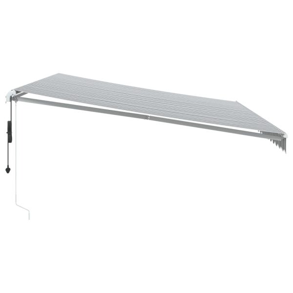 Tenda Retrattile Automatica Led Antracite E Bianco 500x350 cm - Image 5