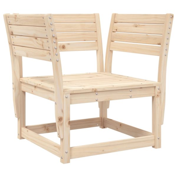 Set Salotto Da Giardino 8 Pz In Legno Massello Di Pino - Image 3