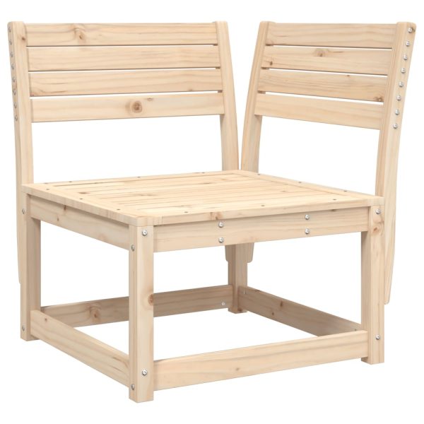 Set Salotto Da Giardino 8 Pz In Legno Massello Di Pino - Image 4
