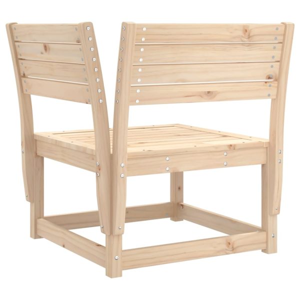Set Salotto Da Giardino 8 Pz In Legno Massello Di Pino - Image 5