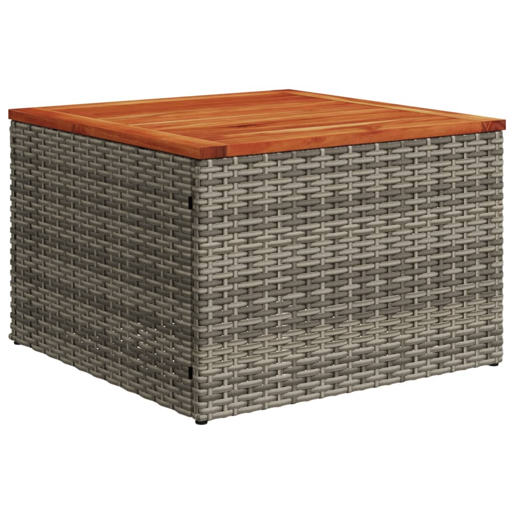 Set Divano Da Giardino 8 Pz Con Cuscini Grigio In Polyrattan - Image 5