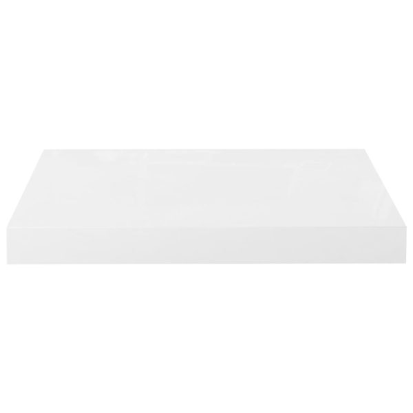 Scaffali A Parete 4 Pz Bianco Lucido 40x23x3,8 Cm In Mdf - Image 5
