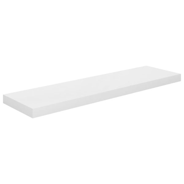 Scaffali A Parete 4 Pz Bianco Lucido 23x23,5x3,8 Cm In Mdf - Image 4