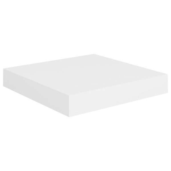 Scaffali A Parete 2 Pz Bianchi 23x23,5x3,8 Cm In Mdf - Image 4