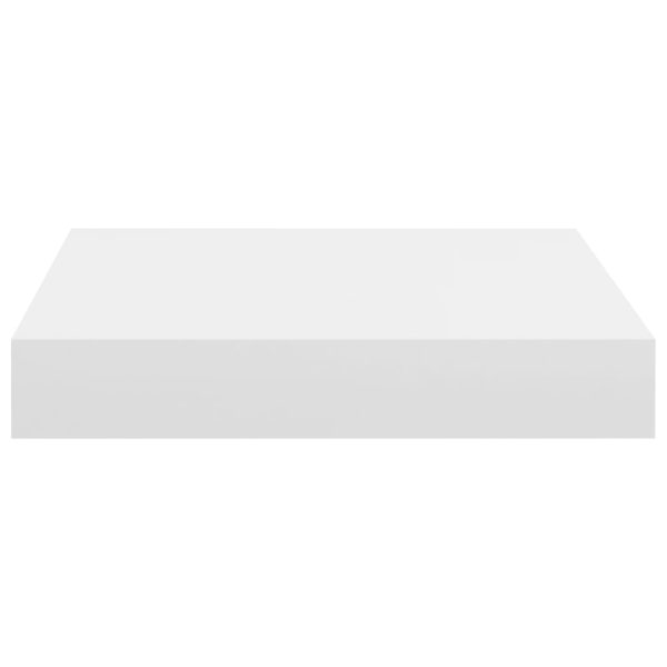 Scaffali A Parete 2 Pz Bianchi 23x23,5x3,8 Cm In Mdf - Image 6